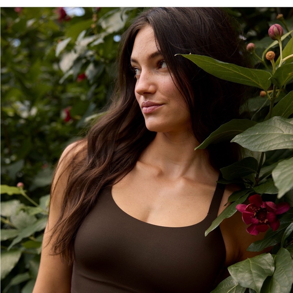 OFFLINE By Aerie Real Me Hold Up! Racerback Sports Bra (Brown, Medium)